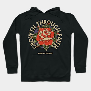 Christian Apparel Clothing Gifts - Growth Through Faith Hoodie